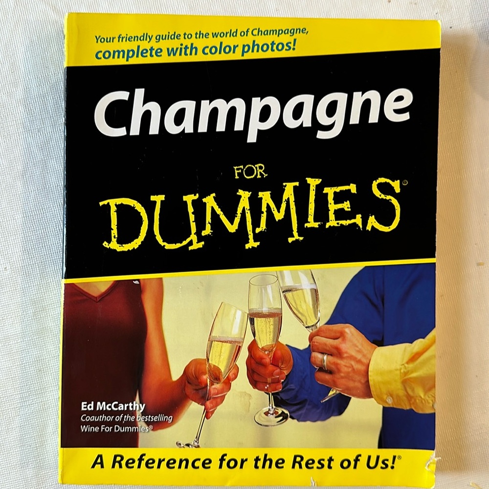 Champagne for Dummies 📕 book color photos. Make an offer
